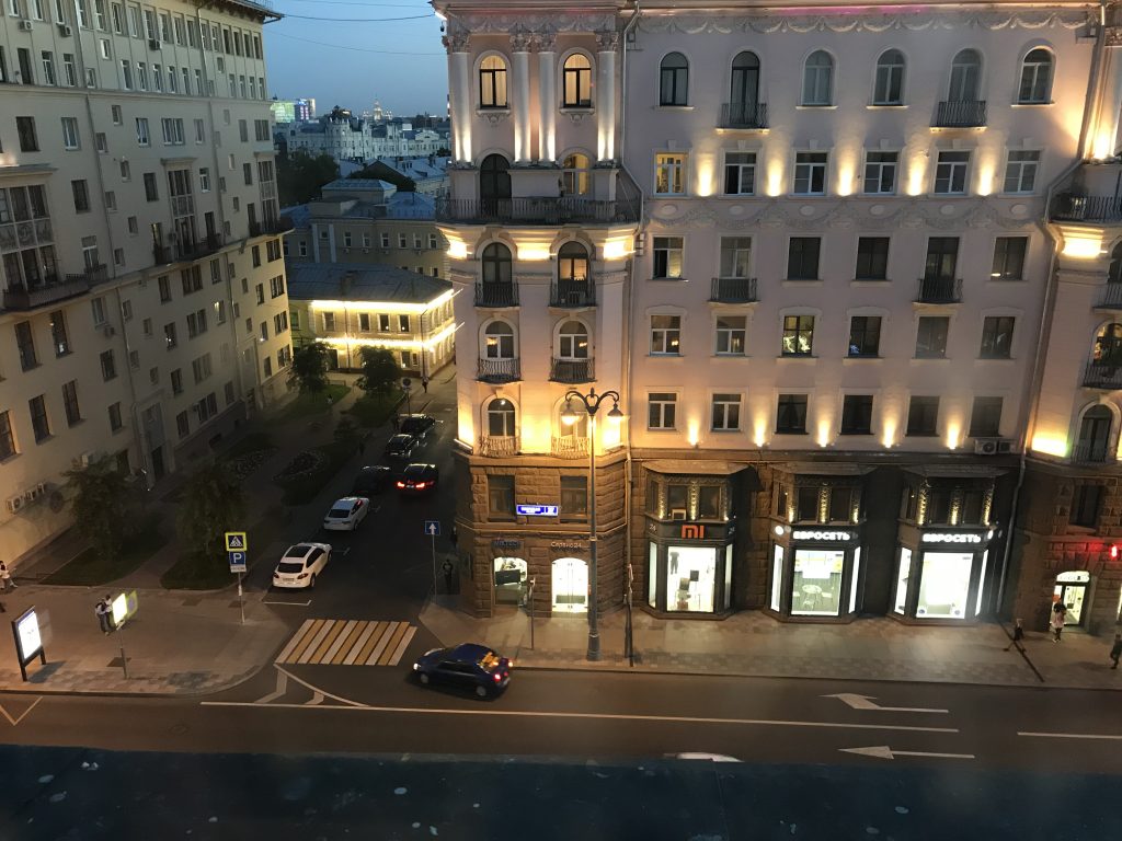 モスクワマリオットホテルの景色